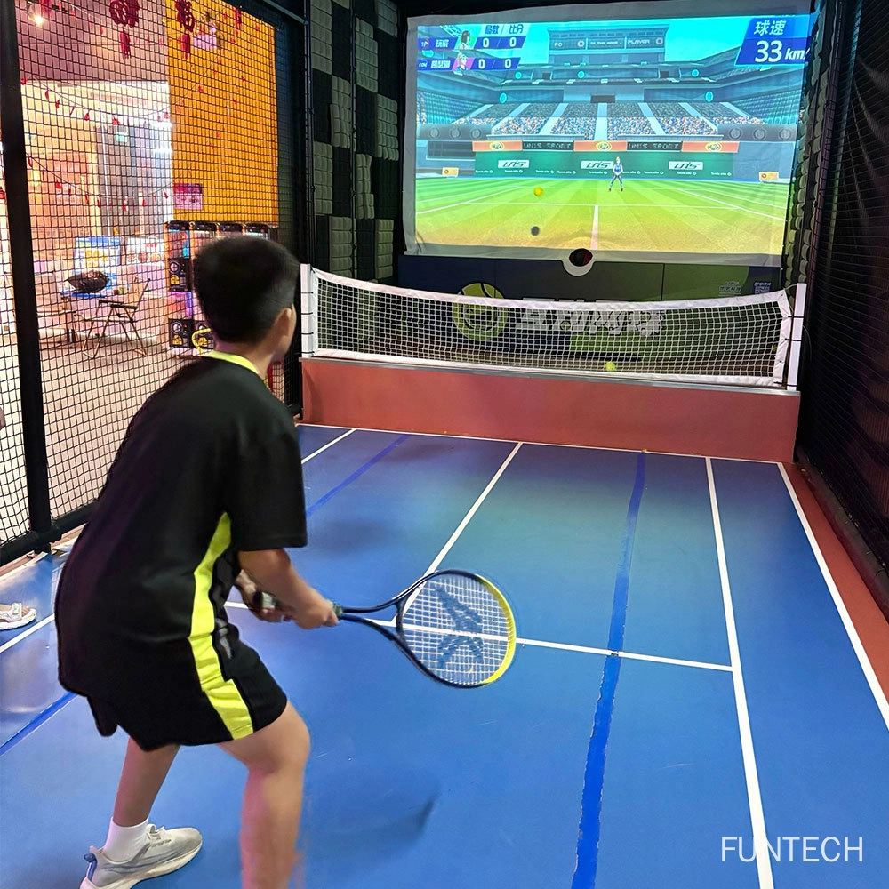 indoor tennis simulator