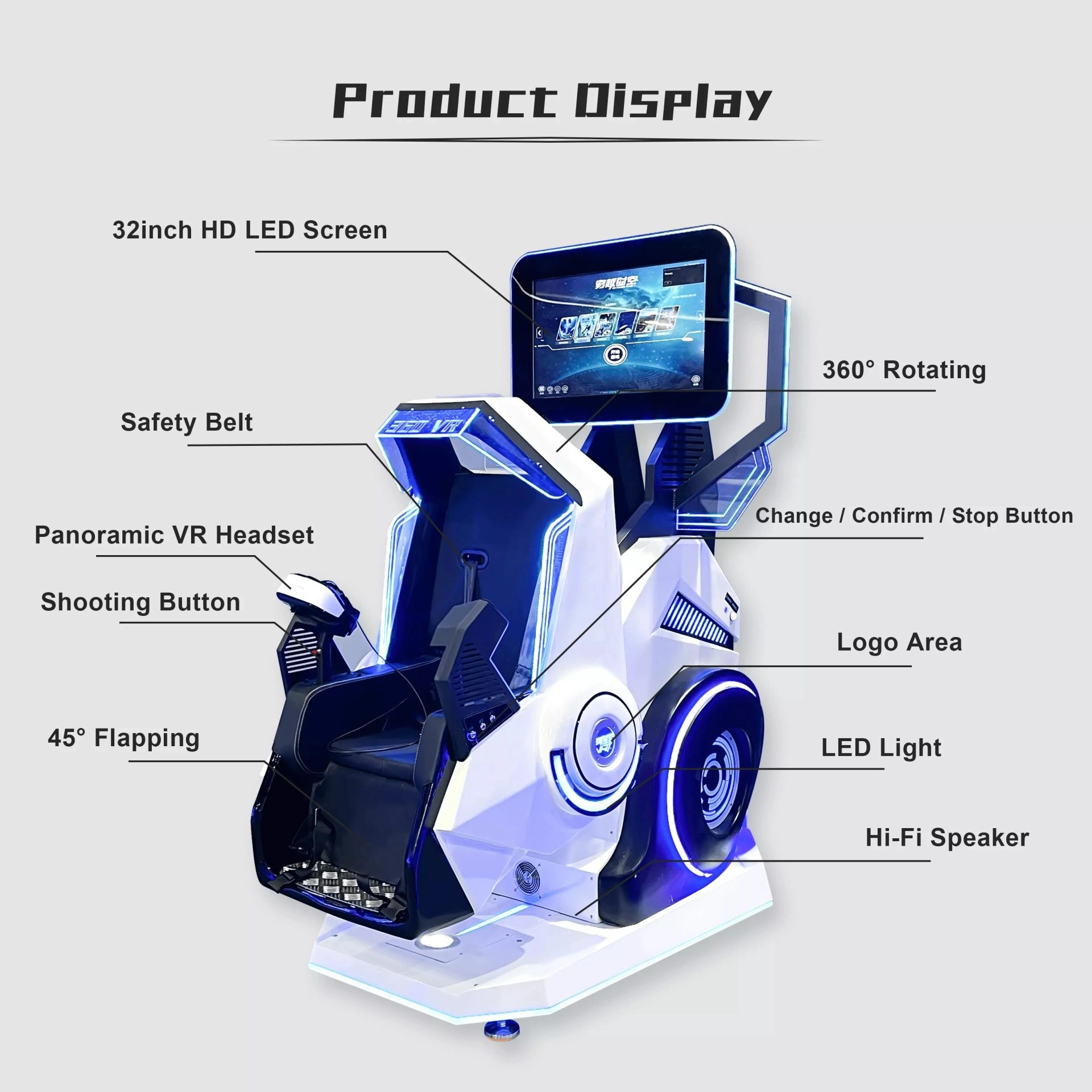 1-player 360 vr 2 - Colorful Park