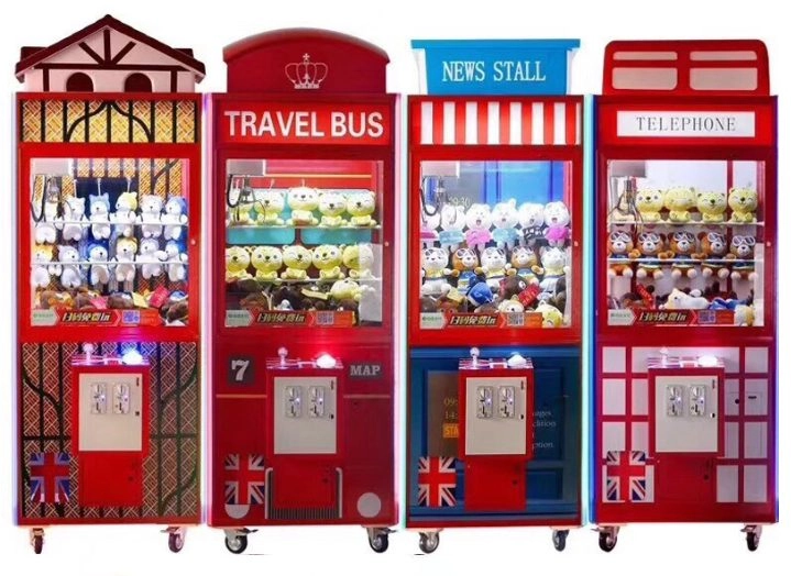 1 player British Style claw Machine 1 - Colorful Park