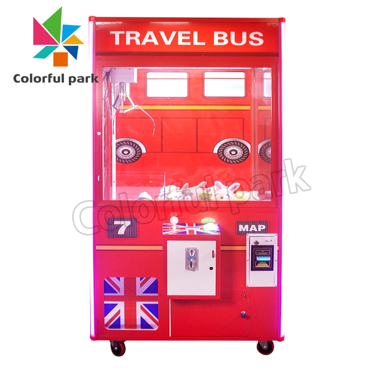 1 player large tour bus claw crane 1 - Colorful Park