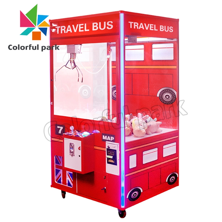 1 player large tour bus claw crane 2 - Colorful Park 1 player large tour bus claw crane 2 - Colorful Park