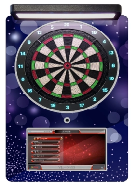 1 player MINI4 dart machine 1 - Colorful Park