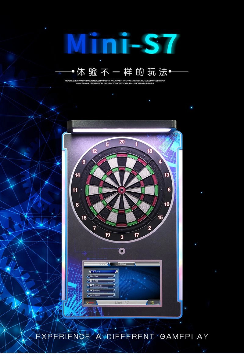 1 player MNI-S7 dart machine 1 - Colorful Park