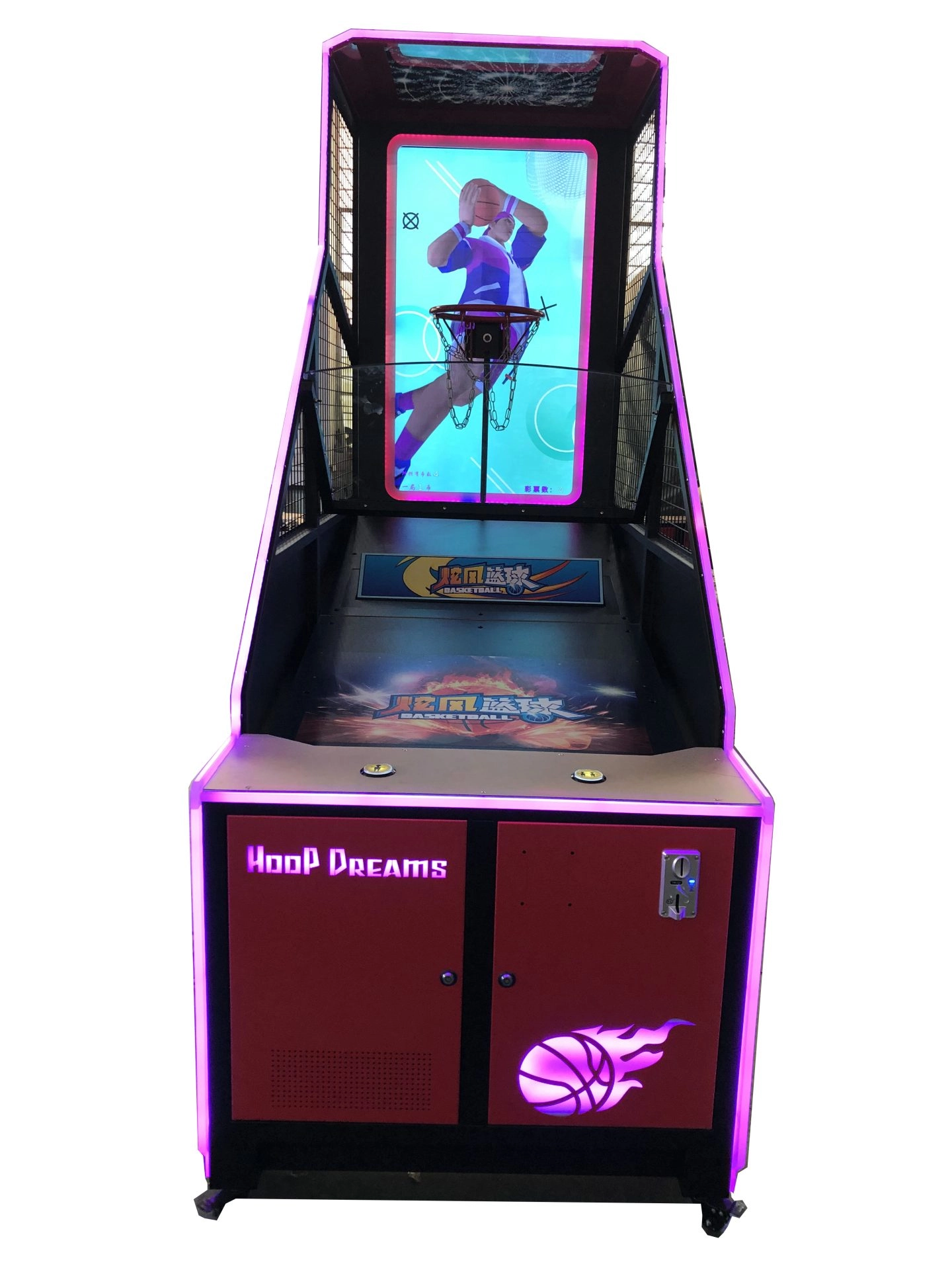 1 player video basketball machine 1 - Colorful Park