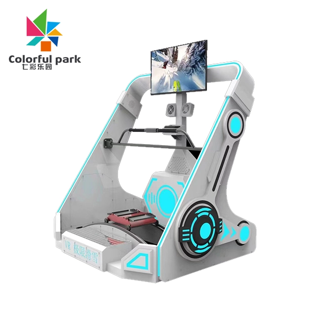 1-player VR skiing 1 - Colorful Park