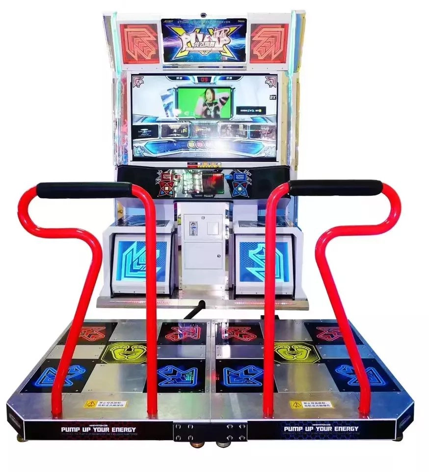 2 player pump it up dance game machine - Colorful Park