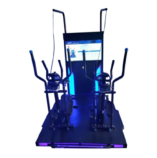 2-Player VR Fitness Treadmill 1 - Colorful Park