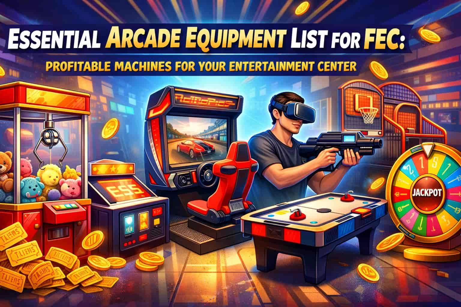 Essential Arcade Equipment List for FEC: 6 Powerful Machines to ...