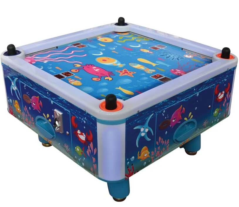 4 player air hockey game 1 - Colorful Park