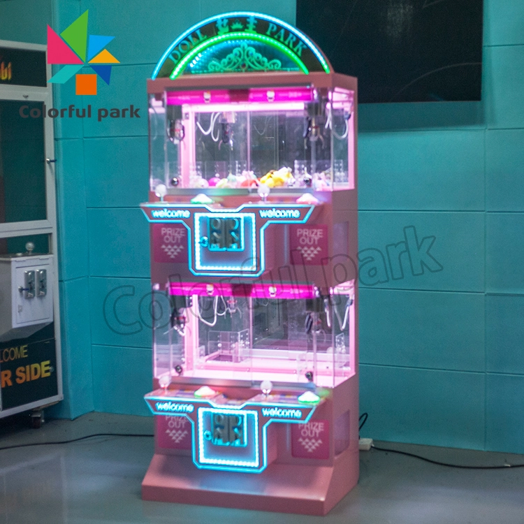 4 plays mini claw machine 2 - Colorful Park