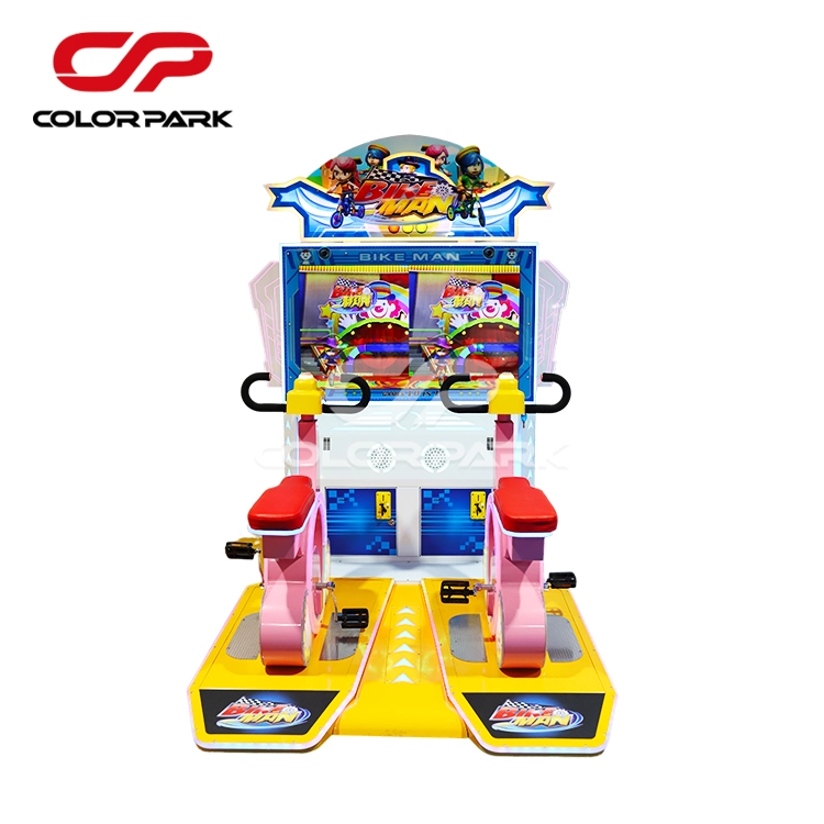 Children’s Bike Coin-Operated 2 Player Indoor Sports Bike Arcade Machine 3 - Colorful Park Children’s Bike Coin-Operated 2 Player Indoor Sports Bike Arcade Machine 3 - Colorful Park