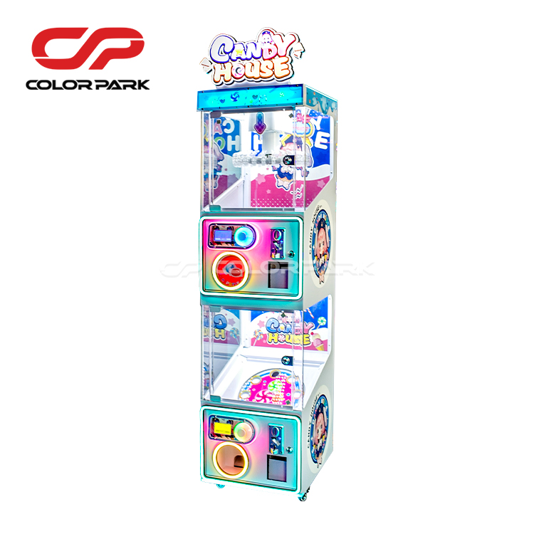 Candy Machine Amusement Prize 2 Player Arcade Children Coin Lollipop Vending Machine 1