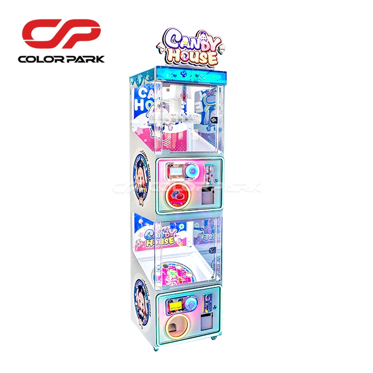 Candy Machine Amusement Prize 2 Player Arcade Children Coin Lollipop Vending Machine 4 - Colorful Park