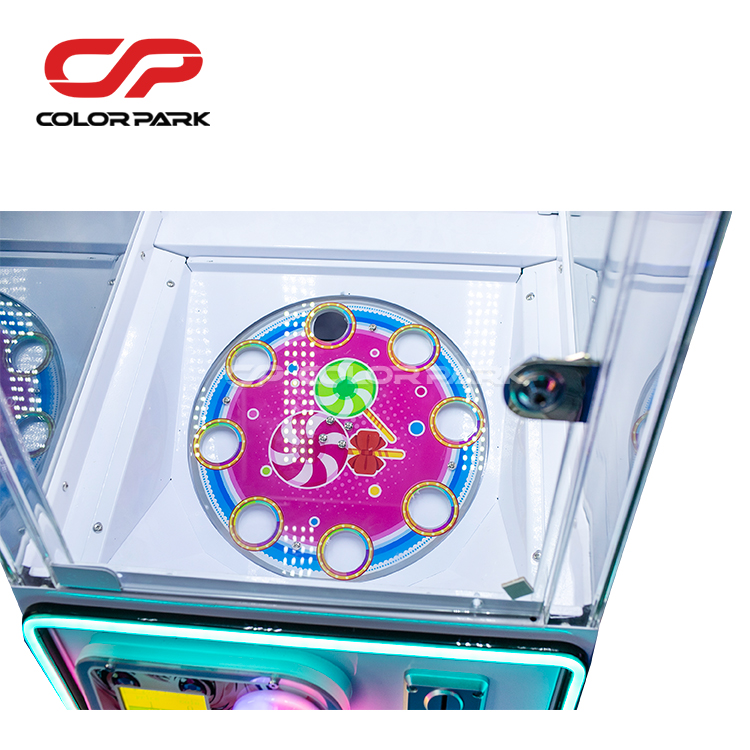 Candy Machine Amusement Prize 2 Player Arcade Children Coin Lollipop Vending Machine 5