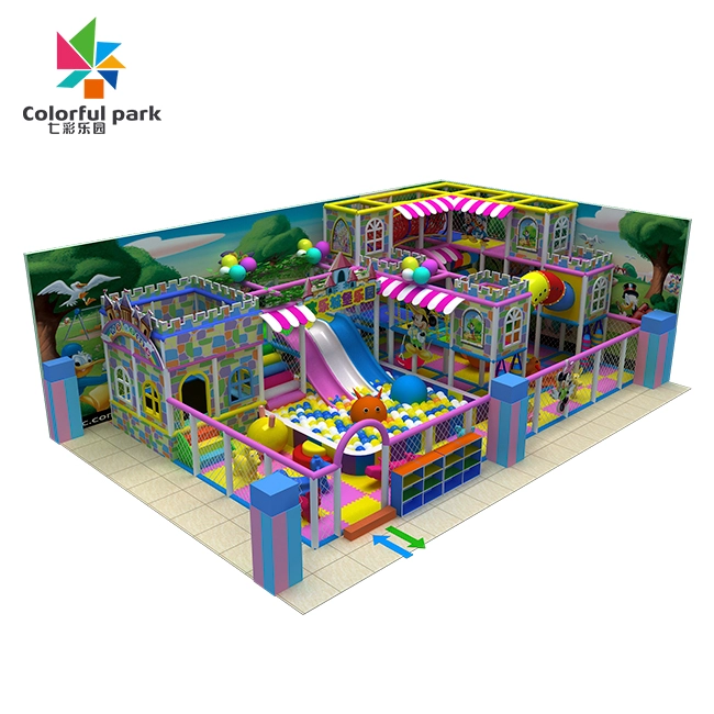 Castle style Soft Indoor Playground 1 - Colorful Park