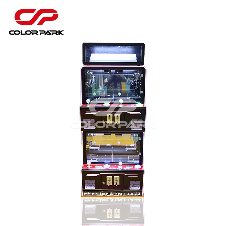 Coin-operated mini claw machine 4 players 1 - Colorful Park