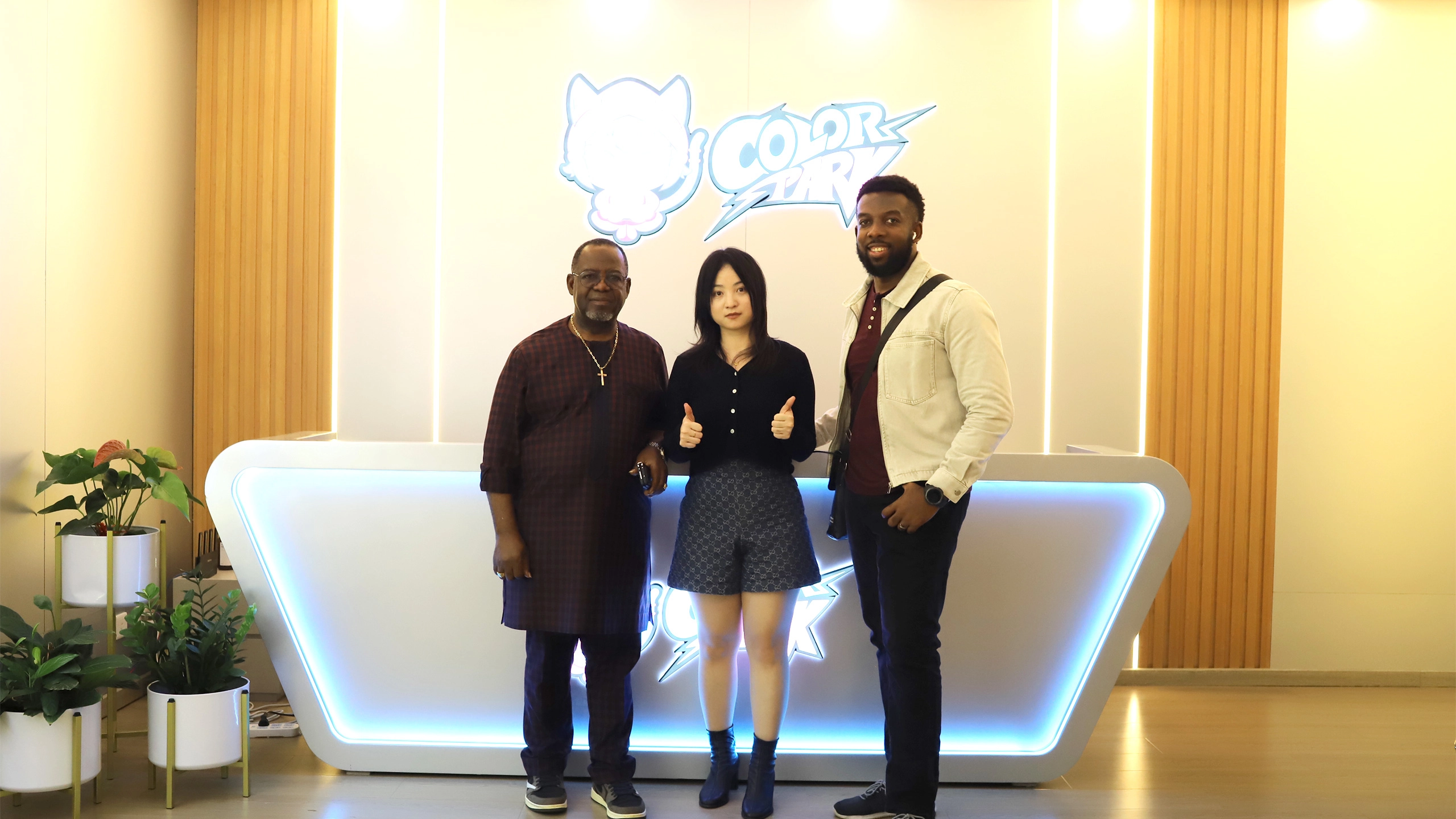 Group-photo-with-Nigerian-clients - Colorful Park