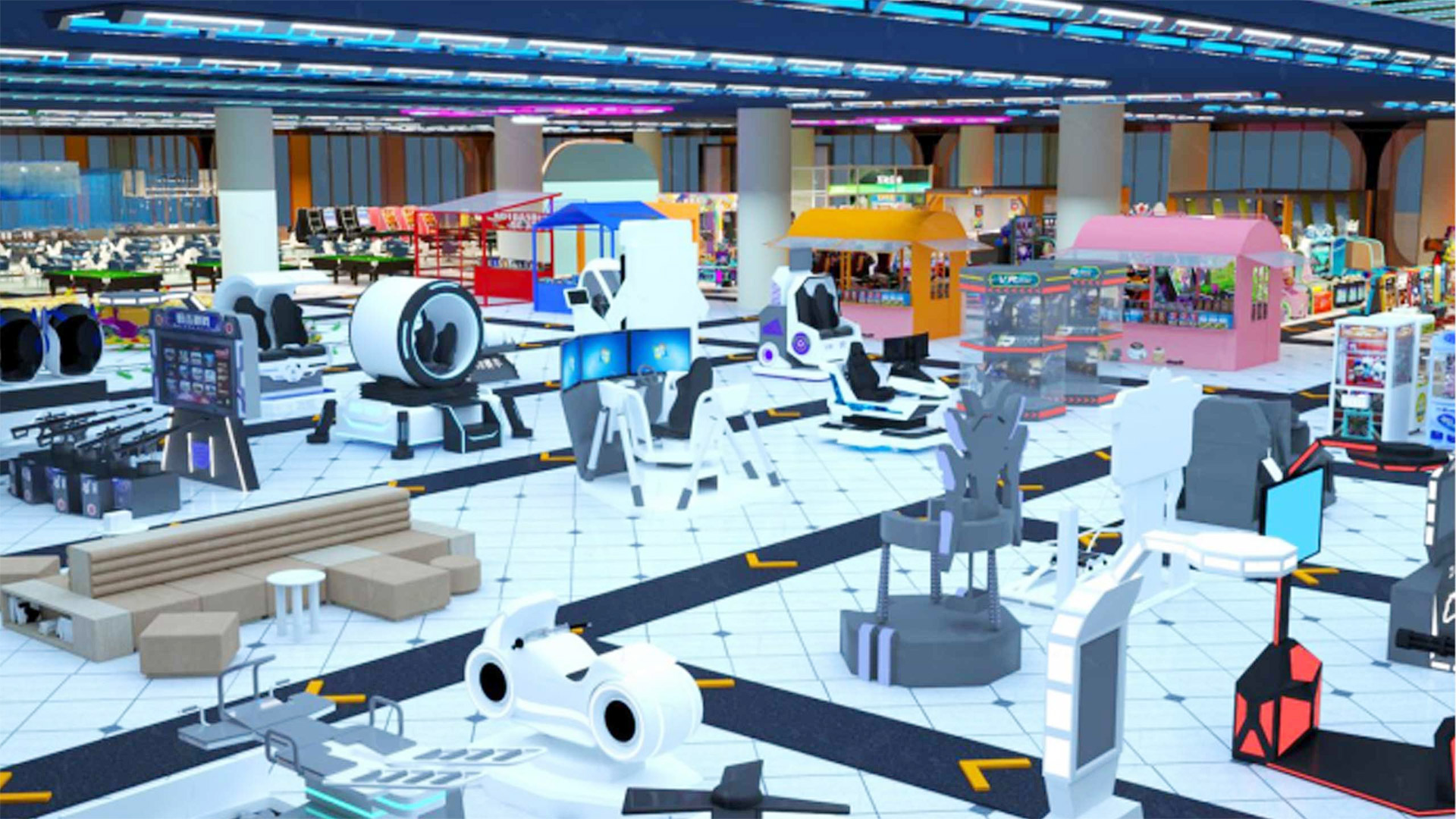 Motion-Simulator-&-VR-Experience - Colorful Park