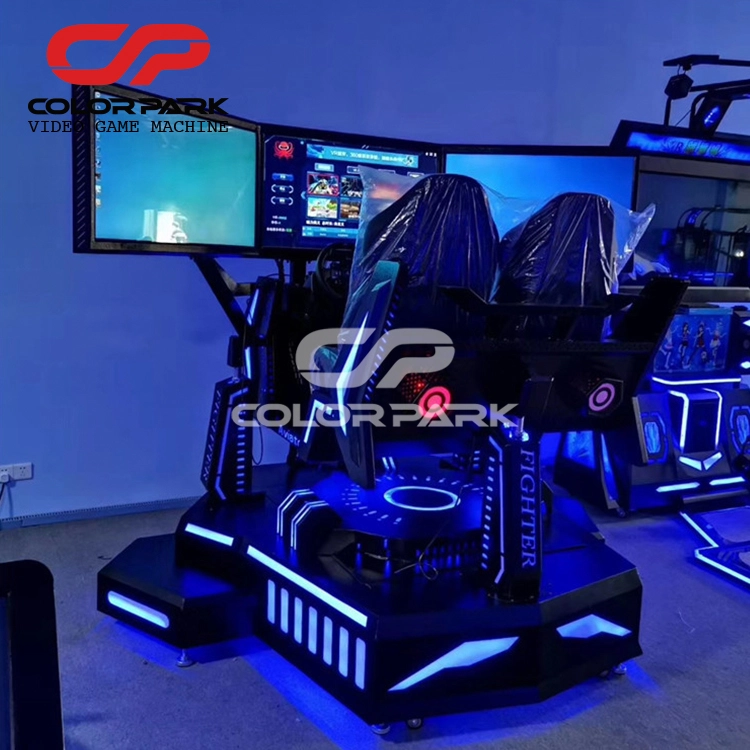 VR Amusement Park Coin Operated Arcade 3D VR Racing Machine Flying Driving Racing Simulator 1 - Colorful Park