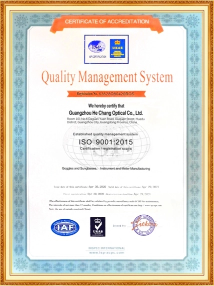 ISO9001:2015 quality management system