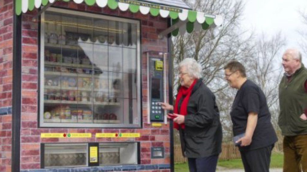 VENDING MACHINE SUSTAINS LARGE VILLAGE