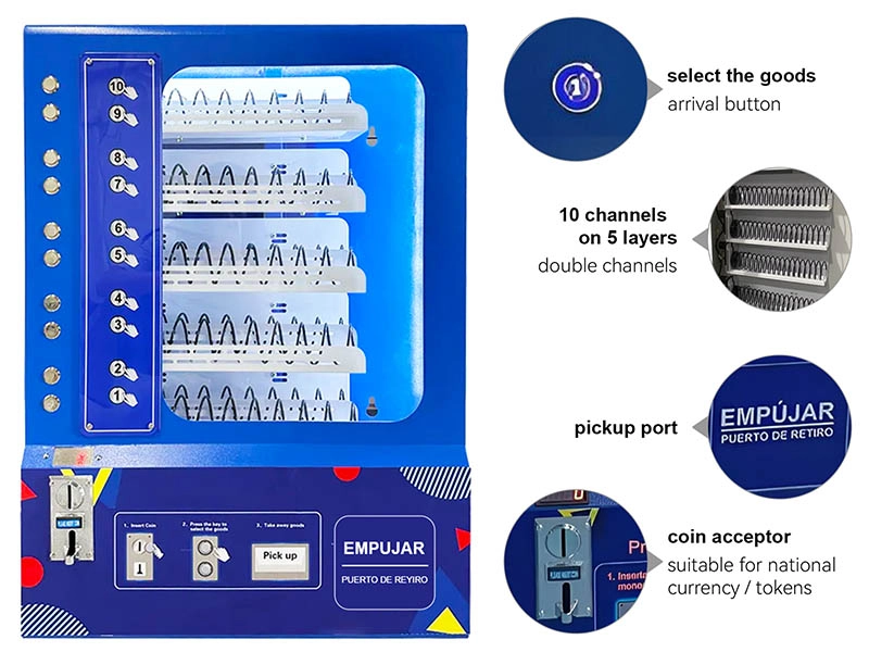 Wall-mounted vending machine products for sale