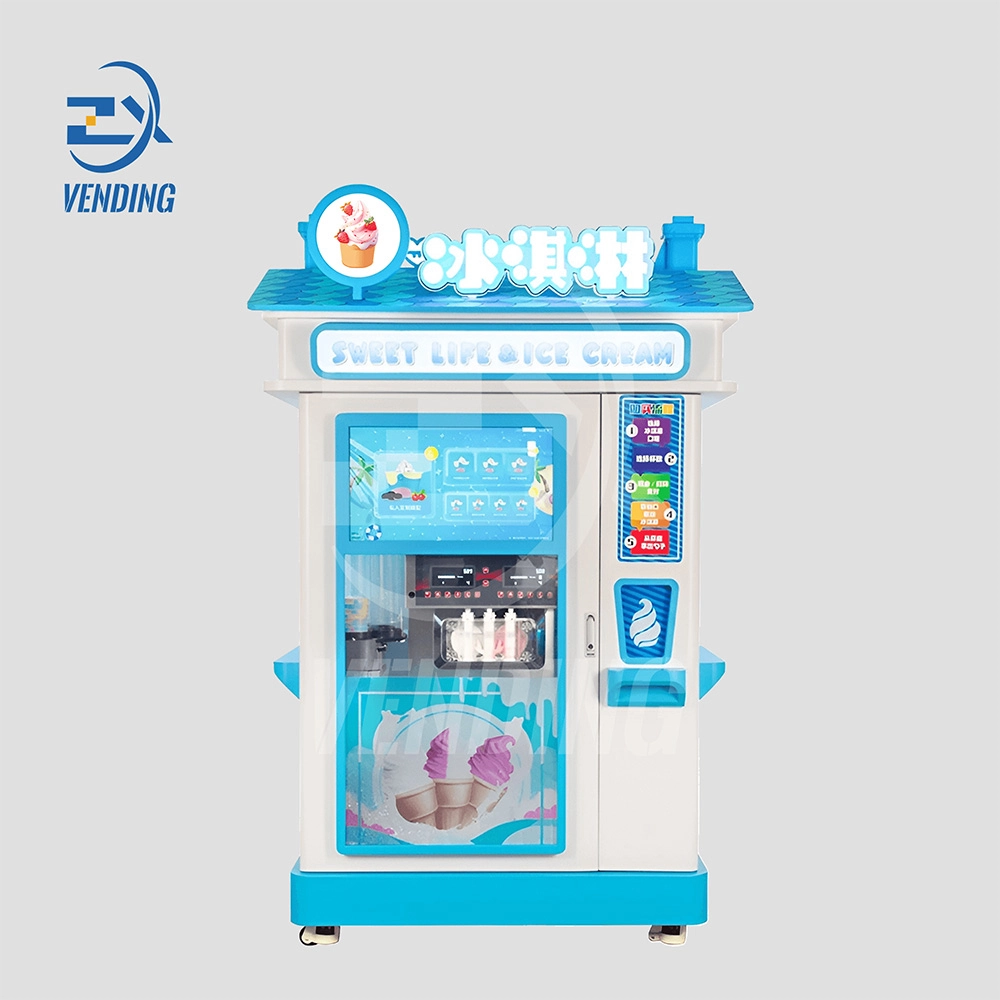 Self-Serve Ice Cream Vending Machine for Frozen Desserts