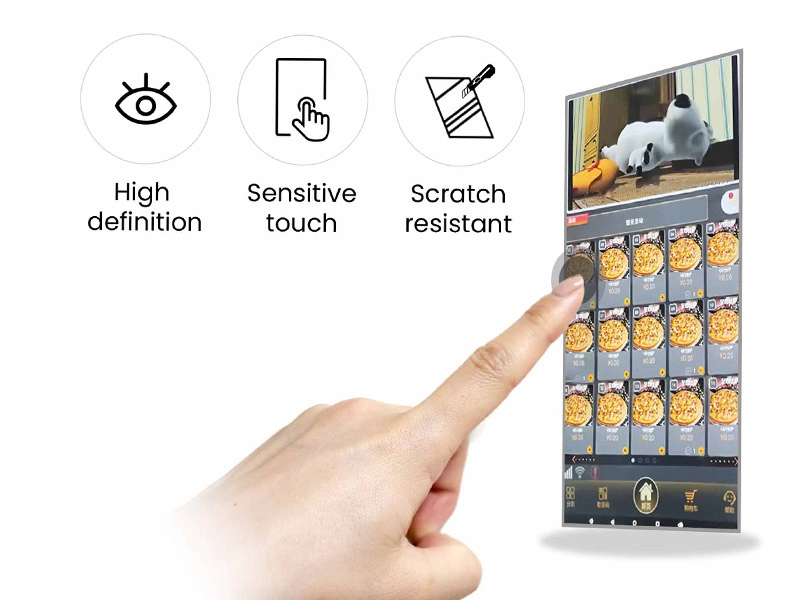 Pizza-vending-machine-touch-screen-operation Pizza vending machine touch screen operation