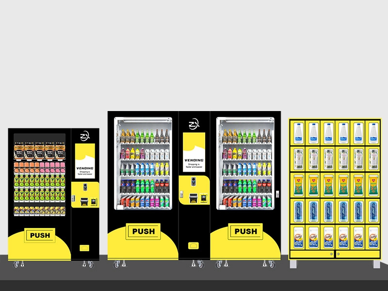 ZXVENDING Detailed Vending Machine Views - Front and Side Images by Leading Exporters and Manufacturers