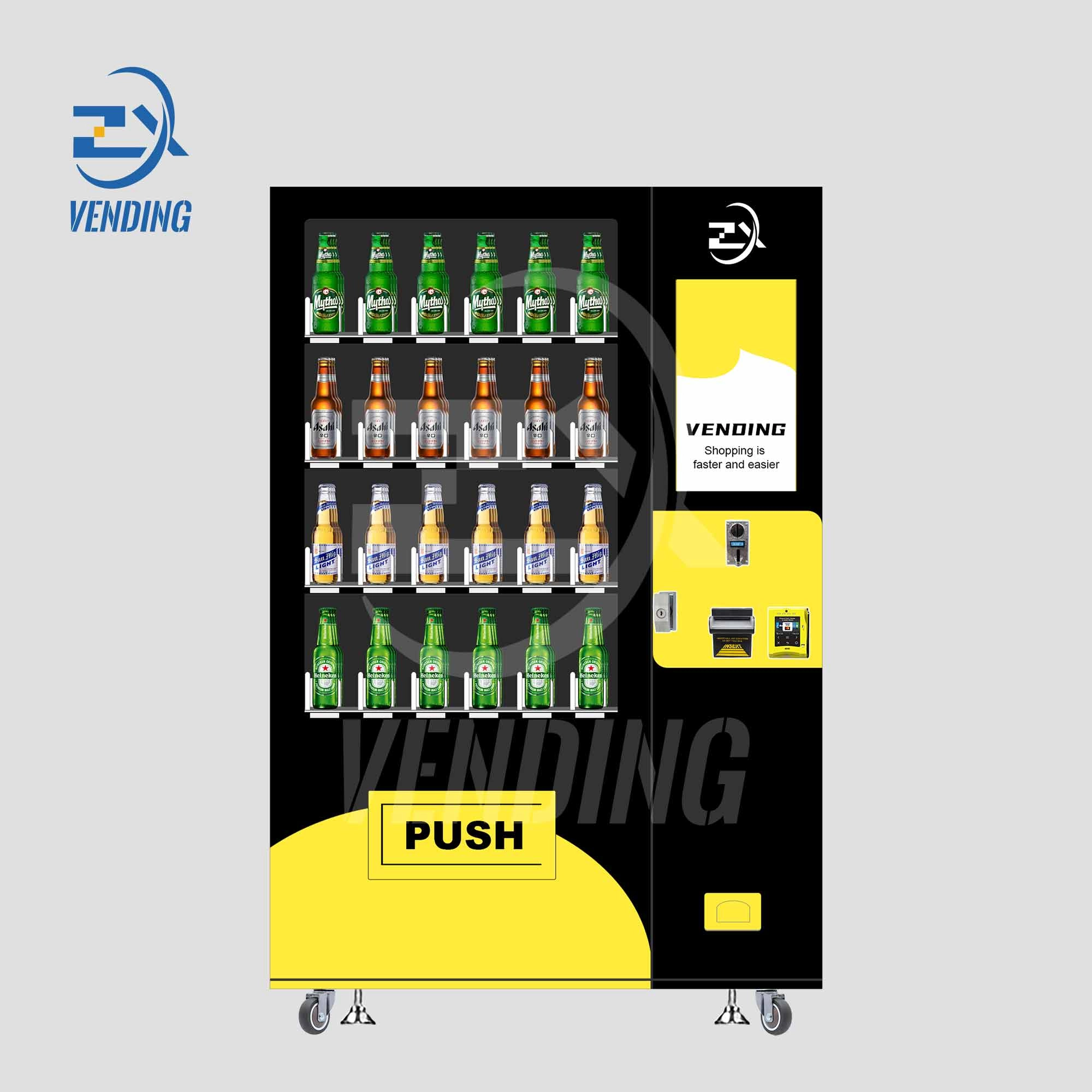 XY axis lifting system normal temperature vending machine