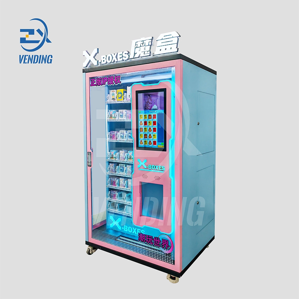 Side View of Blind Box Vending Machine - Surprise Gift Vending, Retail Solutions