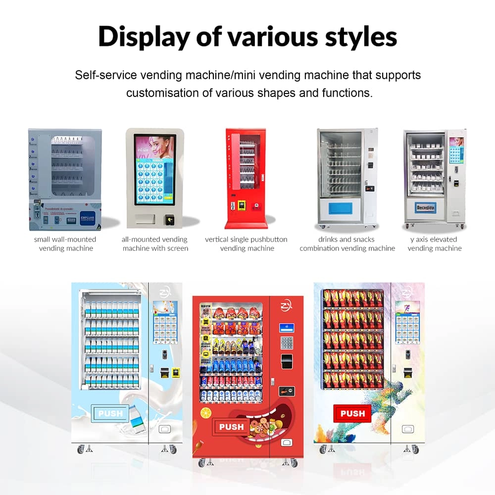 Custom Vending Machine Styles for Various Business Needs