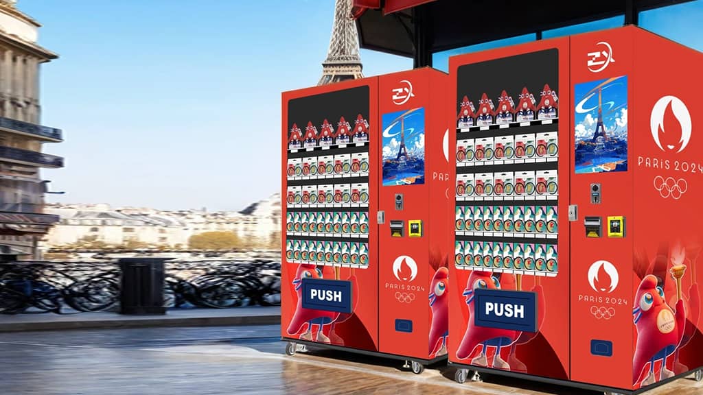 Paris 2024 Olympic Mascot Vending Machines by ZXVENDING