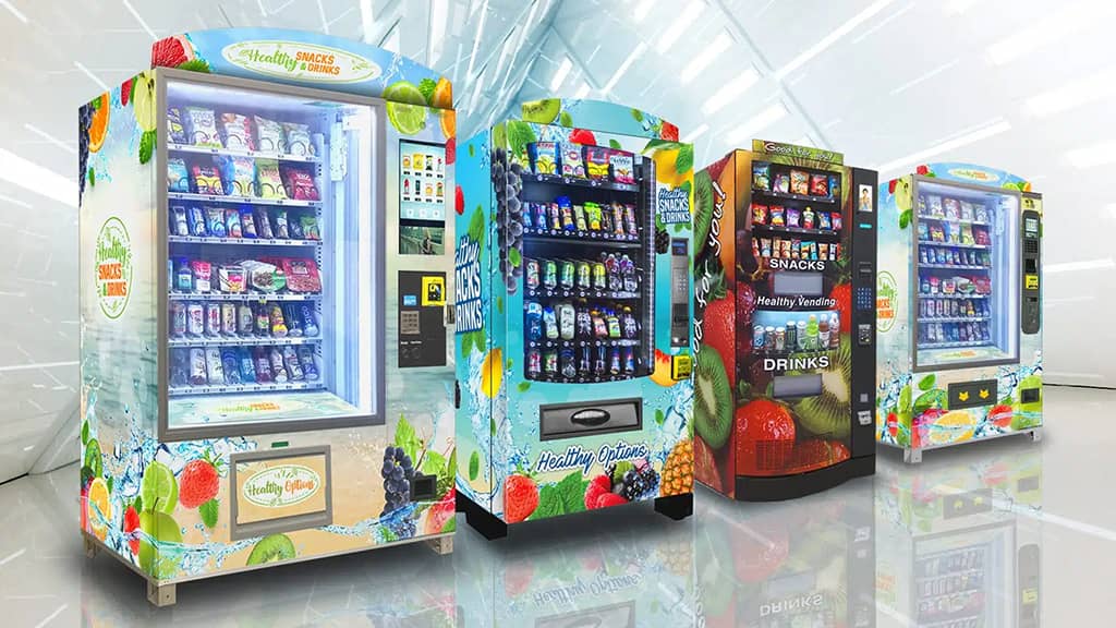 Customized Vending Machines by ZXVENDING at the Exhibition Hall