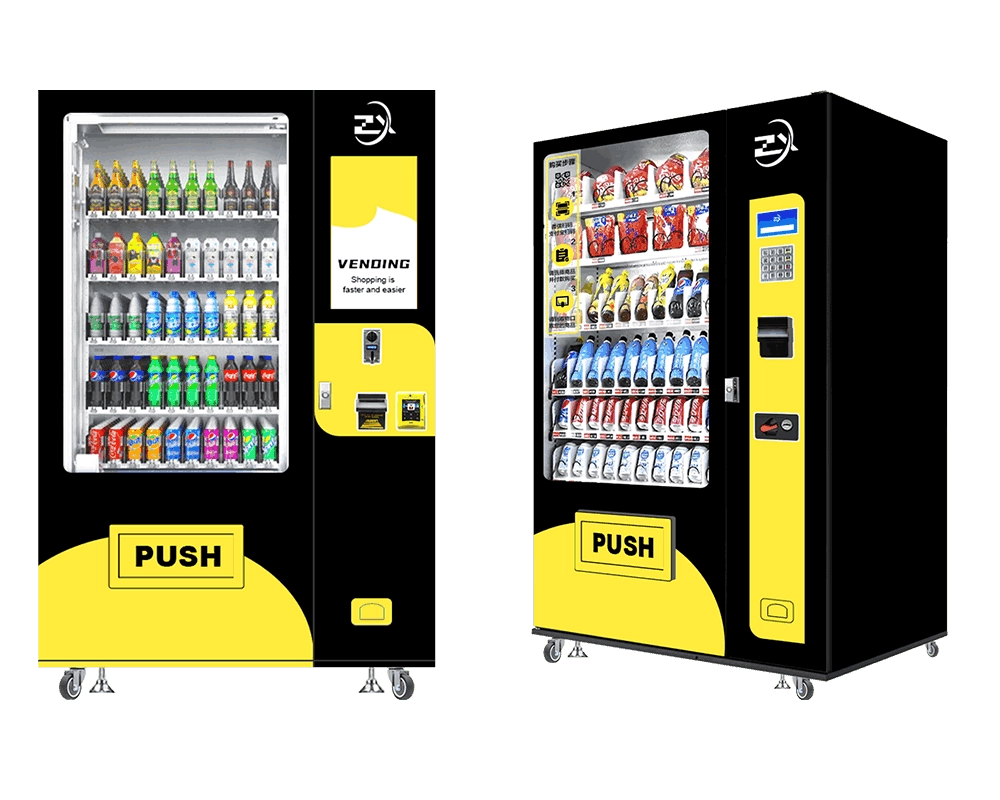 ZXVENDING Detailed Vending Machine Views - Front and Side Images by Leading Exporters and Manufacturers