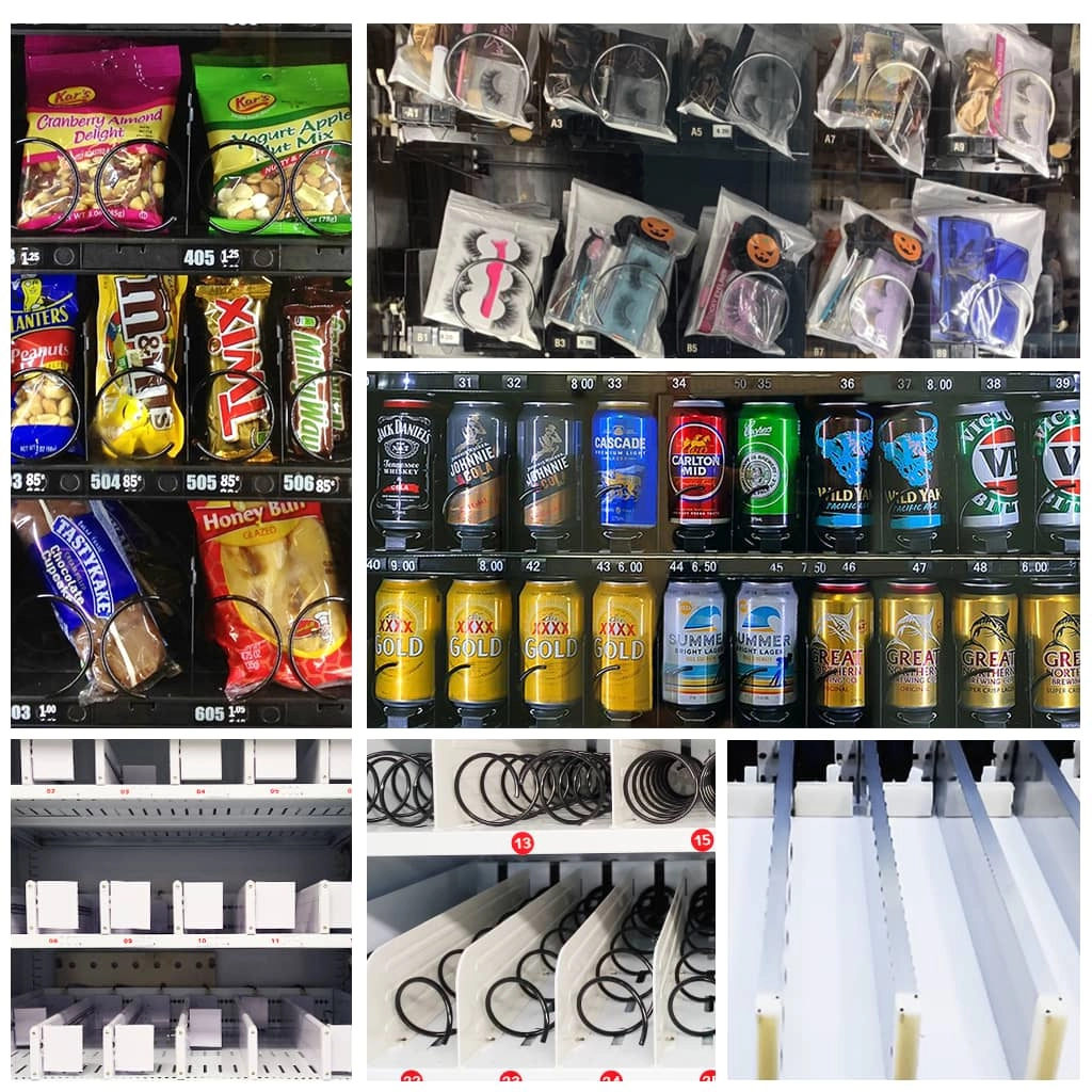 Comparative Display of Multiple Vending Machine Slot Designs by Guangzhou Zhongxin Smart Device Co.,ltd