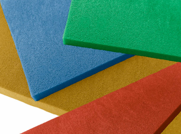 Colorful foam cells sheets in various colors. Colorful foam cells sheets in various colors.