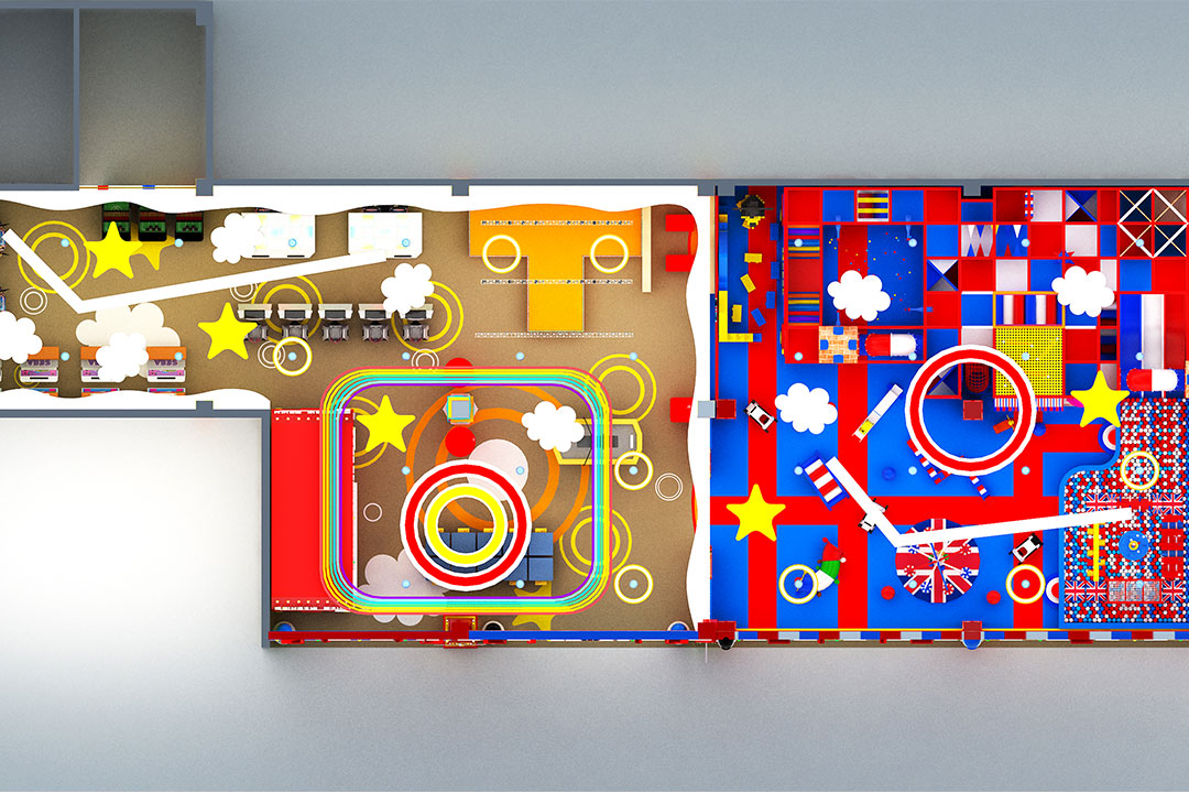 interactive games for trampoline park