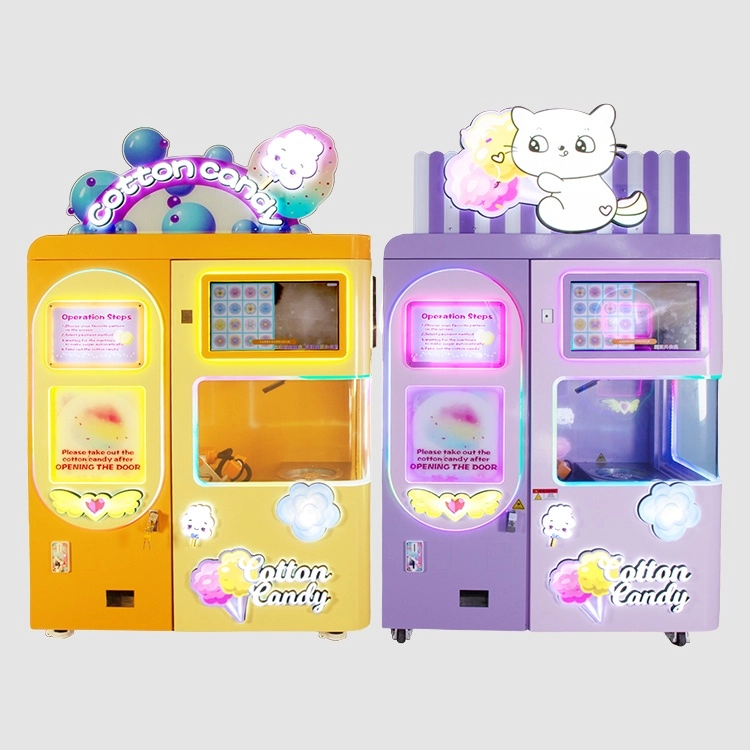 automatic cotton candy vending machine - MARWEY