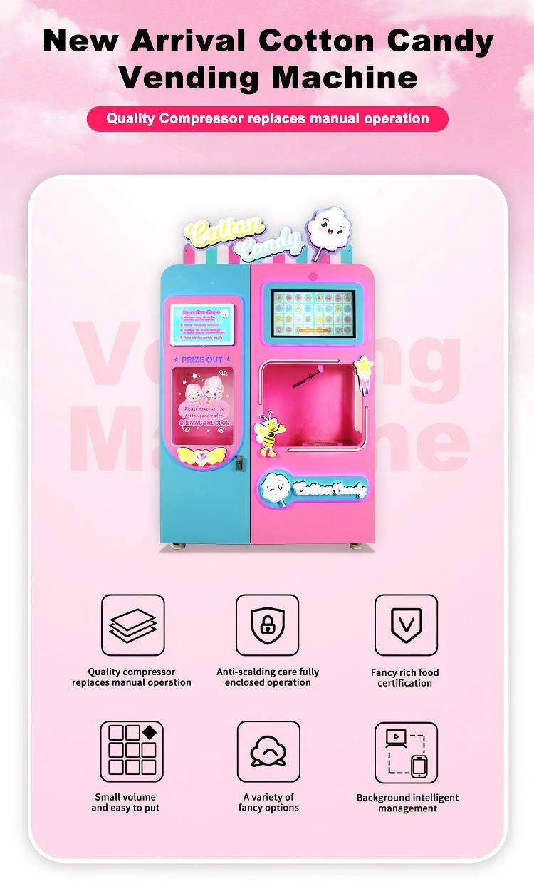 cotton-candy-factory-vending-machine - MARWEY cotton candy factory vending machine - MARWEY