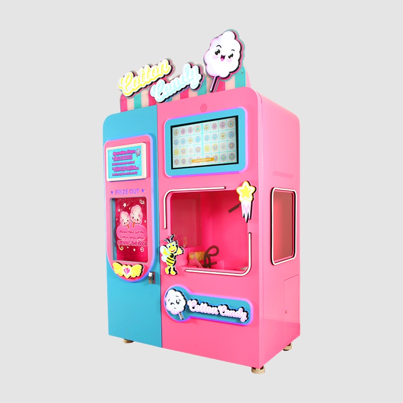 cotton candy robot vending machine