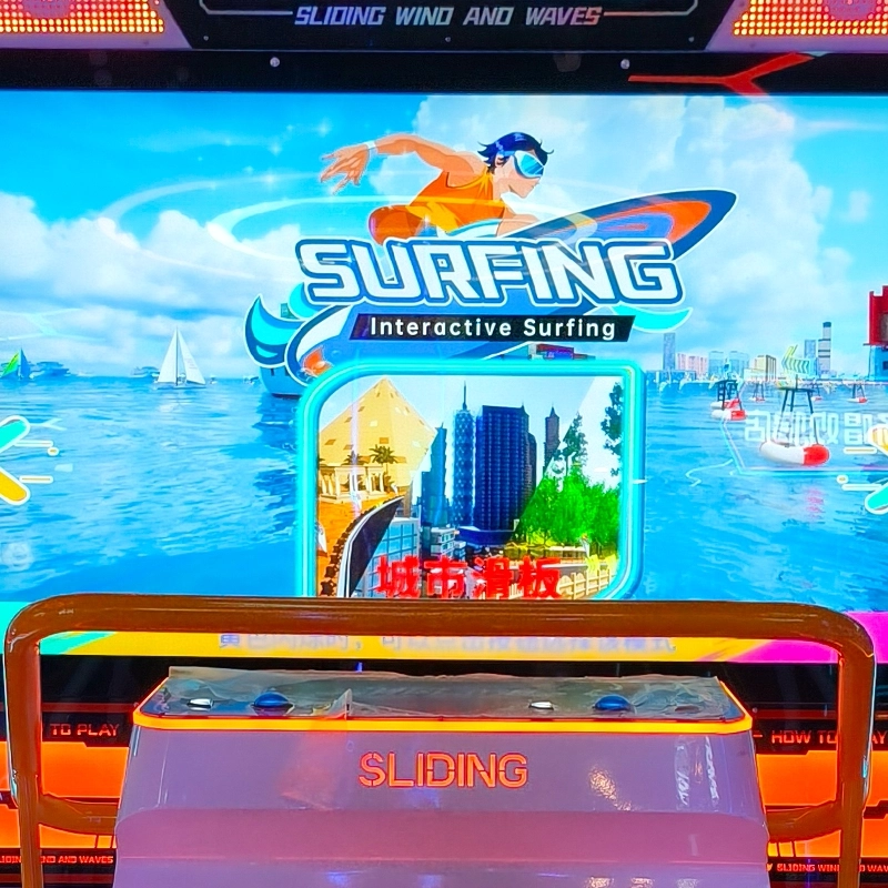 Surfing Simulation Waterless Surfing Simulator | Marwey Arcade Simulation Machine