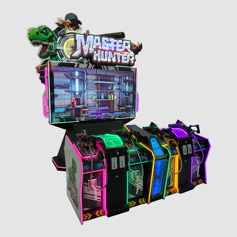 Mega Cutter Arcade Machine Marwey Ticket Redemption Gun Shooting Machine for Sale