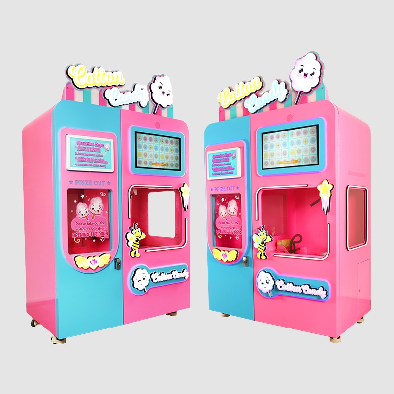 robot cotton candy vending machine
