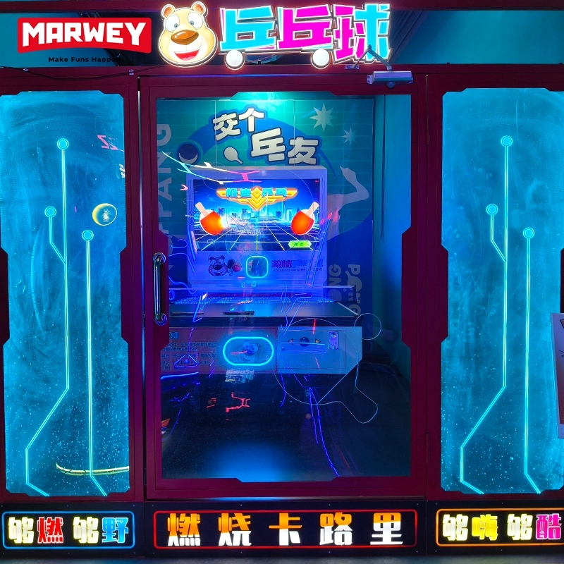 simulation tennis table game machine - MARWEY