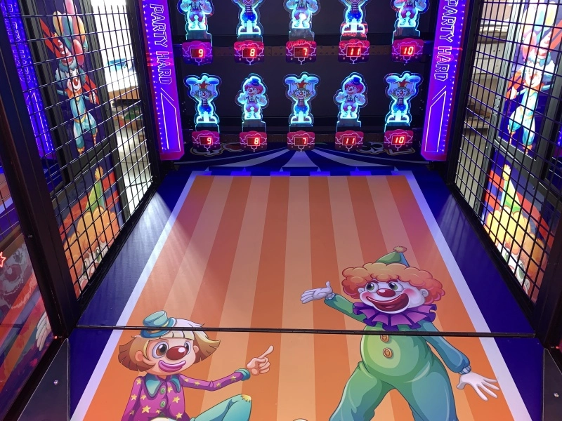 throw ball coin operate arcade game machine - MARWEY
