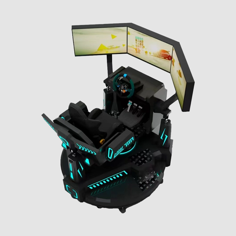 vr 3 screen car racing virtual reality simulator - MARWEY