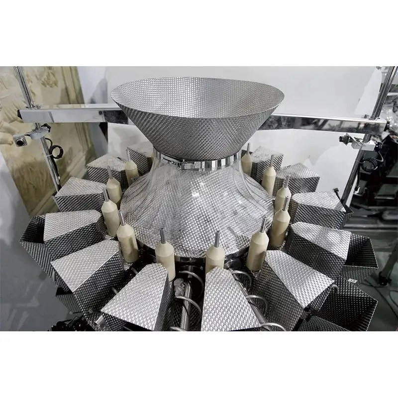 14-Head-Multihead-Weigher-with-Screw-Feeding-for-Chicken-&-Fish-Weighing-2 - Kenwei 14-Head Multihead Weigher with Screw Feeding for Chicken & Fish Weighing-2 - Kenwei