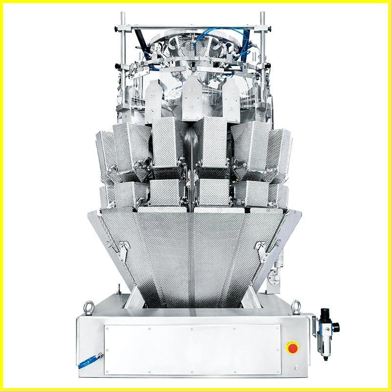 14 Heads Screw Feeding Multihead Weigher for Weighing Noodles Wakame-2 - Kenwei