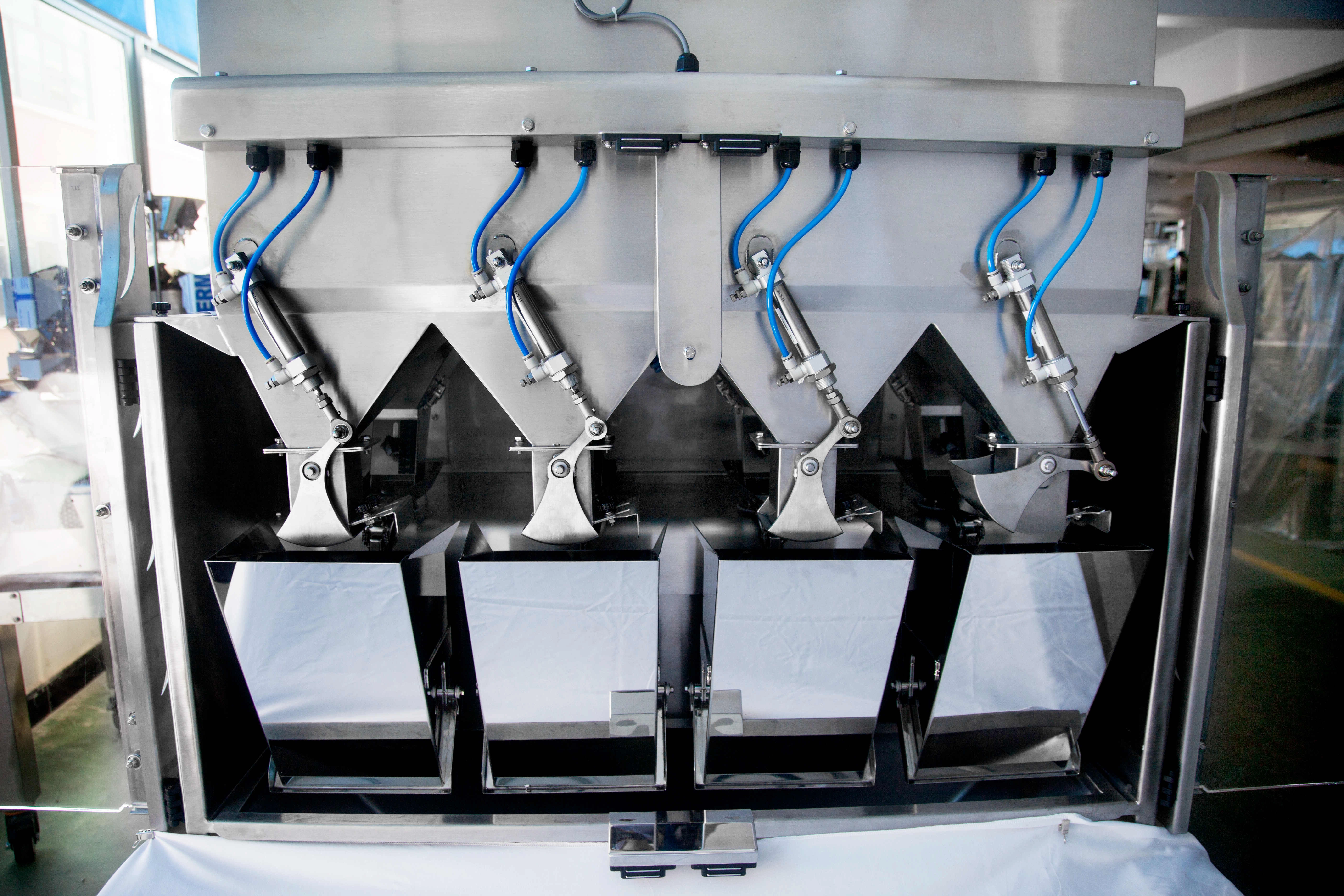 4 Head High-Speed Linear Weigher for Granular Products1 - Kenwei